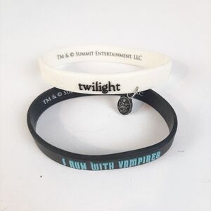 🔥Twilight inspired rubber wristband bracelets